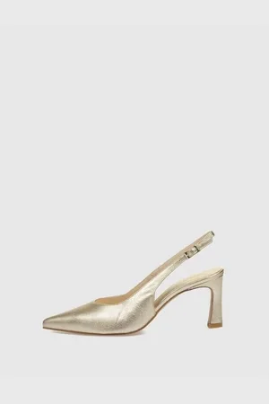 Angel alarcon Zapatos Bajos SALON DESTALONADO 25148 PLATINO para mujer