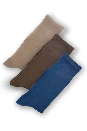 Duca Di Morrone Calcetines Foxy - Tripack Brown para hombre