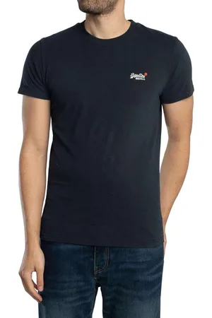 Superdry Camiseta Camiseta EMB con contraste esencial para hombre
