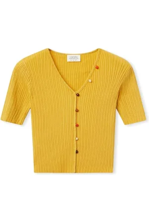 Compañía fantástica Blusa COMPAÑIA FANTÁSTICA Top 10218 - Yellow para mujer