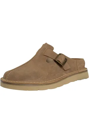 Clarks Zapatos Zapatos de gamuza estilo mula Solsbury para hombre