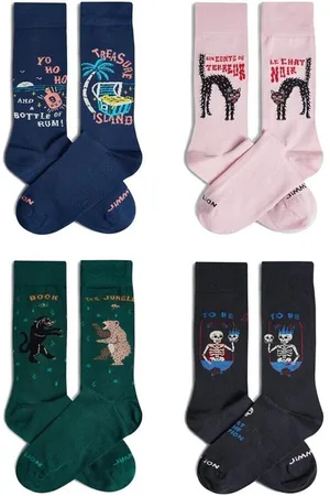 Jimmy Lion Calcetines THE LIBRARY-PACK para hombre