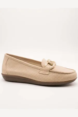 24 Hrs Zapatos Bajos 26456 Indios Beig para mujer