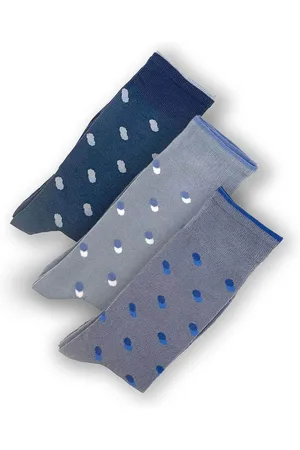 Duca Di Morrone Calcetines Dali Summer Socks - Tripack Blue para hombre