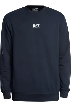 EA7 Jersey Sudadera con logo estampado para hombre