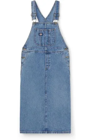 Dickies Mono BIB LONG OVERALL DRESS - DK0A4Z6T-K211 RINSED BLUE para mujer