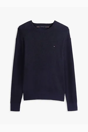 Tommy Hilfiger Jersey MW0MW38600 RACKING STRUCTURE-DW5 DESERT SKY para hombre
