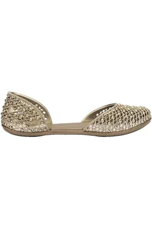 Melissa Bailarinas Crown Fem - Gold/Beige para mujer