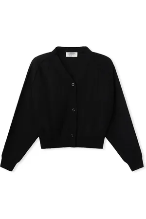 Compañía fantástica Abrigo COMPAÑIA FANTÁSTICA Cardigan 10406 - Black para mujer