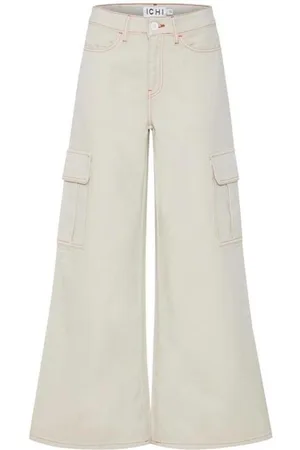 Ichi Pantalón fluido 20120188 para mujer