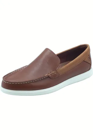 Clarks Mocasines Bratton Loafer Dark Tan para hombre