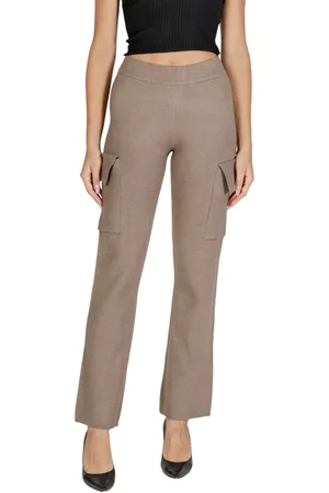 VILA Pantalón fluido VICASSIE CARGO KNIT PANTS 14098878 para mujer