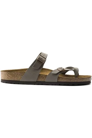 Birkenstock Sandalias Mayari Birko-Flor Birkibuc Regular - Stone para mujer