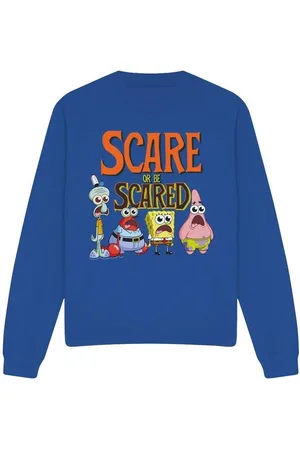 Spongebob Jersey Scare Or Be Scared para mujer