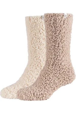 Skechers Calcetines 2PPK Wm Cozy Fuzzy Socks para mujer