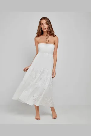 GISELA Vestidos Vestido multiway algodón bordado para mujer