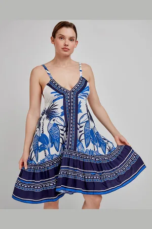 GISELA Vestidos Vestido corto estampado para mujer