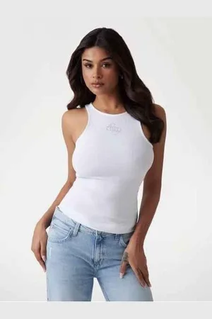 Guess Camiseta tirantes W5GP57 KCV52-G011 para mujer