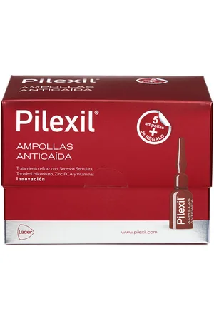 Pilexil Tratamiento capilar Ampollas Anticaída Promo 15 + 5 De Regalo para mujer