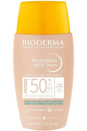 Bioderma Protección solar Photoderm Nude Spf50+ muy Claro para mujer