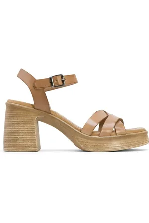 Porronet Sandalias SANDALIAS DE PIEL CON TACÓN ISIS 3052 TAUPE para mujer