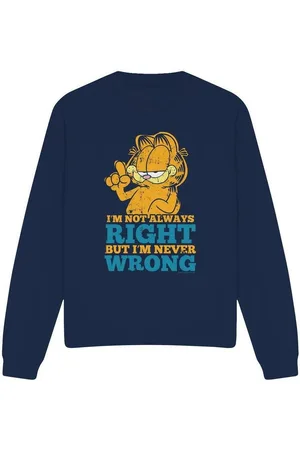 Garfield Jersey Never Wrong para mujer
