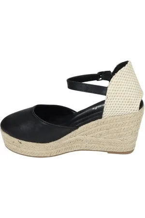 Refresh Zapatillas de senderismo Esparteñas con cuña para mujer