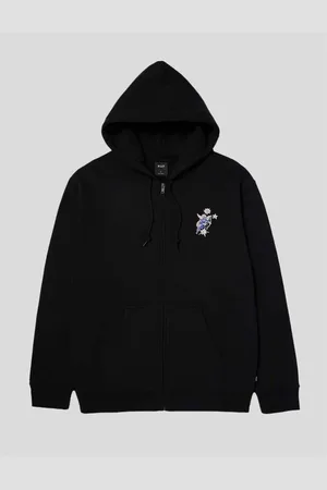 Huf Jersey SUDADERA CUPID F-Z HOODIE BLACK para hombre