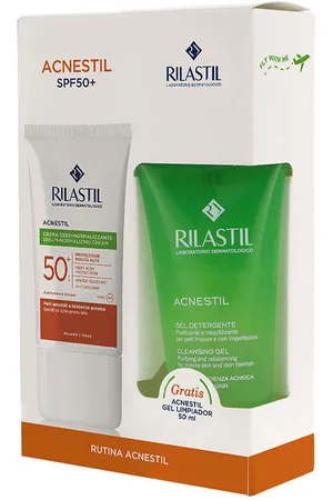 Rilastil Protección solar Sun System Acnestil Spf50+ Lote para mujer