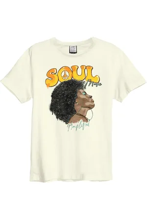 Amplified Camiseta manga larga Soul Music para hombre