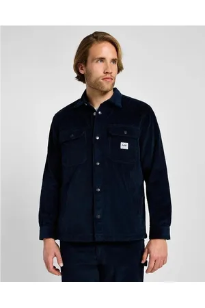 Lee Camisa manga larga 112359134-NAVY para hombre