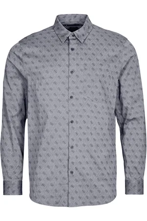 Guess Camisa manga larga 4G JACQUARD SHIRT para hombre
