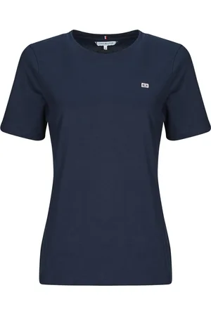Tommy Hilfiger Camiseta REG CONTRAST FLAG SS TEE para mujer