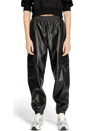 ONLY Pantalones Onlfaduma-Tana Mw Faux Lea Cargo Cc 15325118 para mujer