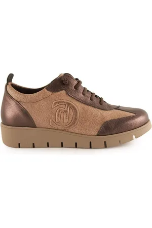 Chamby Zapatos |Zapatos piel casual y bronce|Mujer para mujer