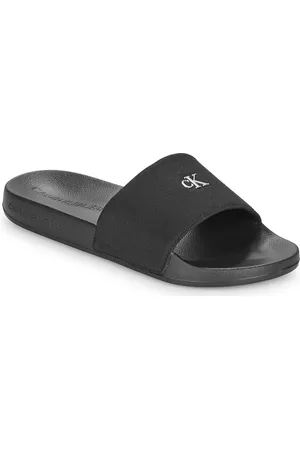 Calvin Klein Chanclas SLIDE MONOGRAM HARDWARE para mujer