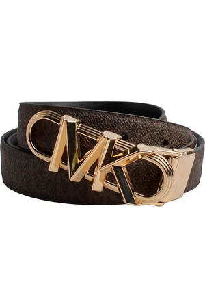 Michael Kors Cinturón 558863-BROWN-BLACK para mujer
