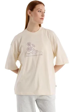 New Balance Camiseta WT43556-LIN para mujer