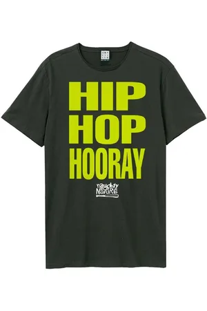 Amplified Camiseta manga larga Hip Hop Hooray para hombre
