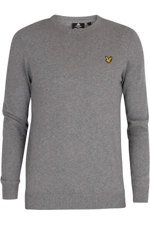 Lyle &amp; scott Jersey Jersey de cuello redondo de merino de algodón para hombre