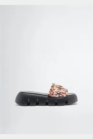 Liu Jo Sandalias Sandalias de plataforma con estampado animal para mujer