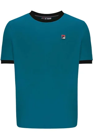 Fila Tops y Camisetas Marconi T-Shirt Deep Lagoon/Black para hombre
