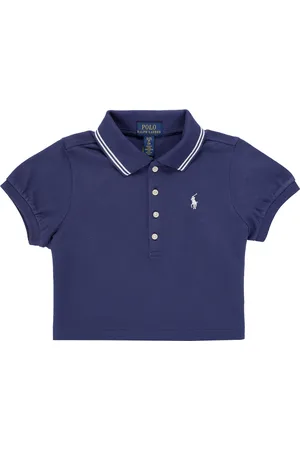 Ralph Lauren Polo CROP POLO-KNIT SHIRTS-POLO SHIRT para niña