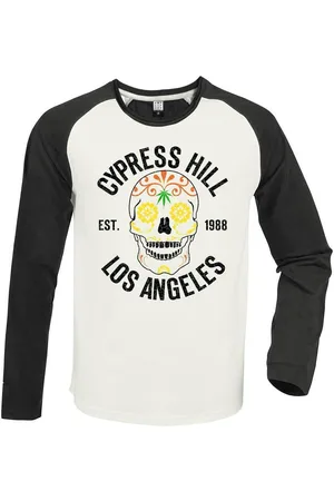 Amplified Camiseta manga larga Floral Skull para mujer