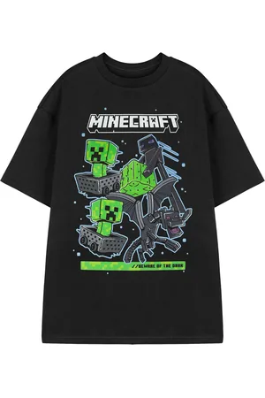 Minecraft Camiseta Beware Of The Dark para hombre