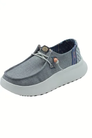 Hey dude Zapatos de tacón 41946 Wendy peak Chambray Woven para mujer