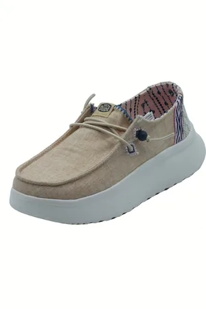 Hey dude Zapatos de tacón 41946 Wendy peak Chambray Woven para mujer