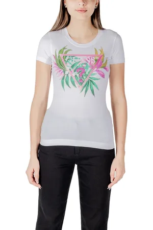 Guess Camiseta CN SS LEAF TRIANGLE W5GI07 J1314 para mujer