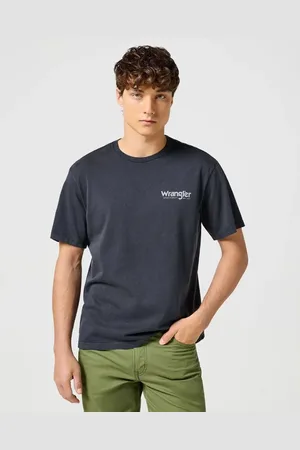 Wrangler Tops y Camisetas 112357350-FADED BLACK para hombre