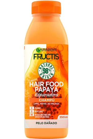 Garnier Champú Fructis Hair Food Repair Shampoo - Papaya 350 ml para mujer